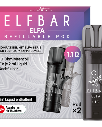 ELFA Refillable Pod 2er Pack (Leer Pod)