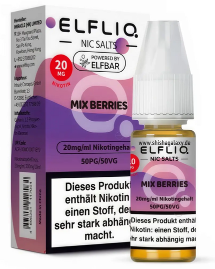 ELFBAR ELIFQ 20mg Nikotin